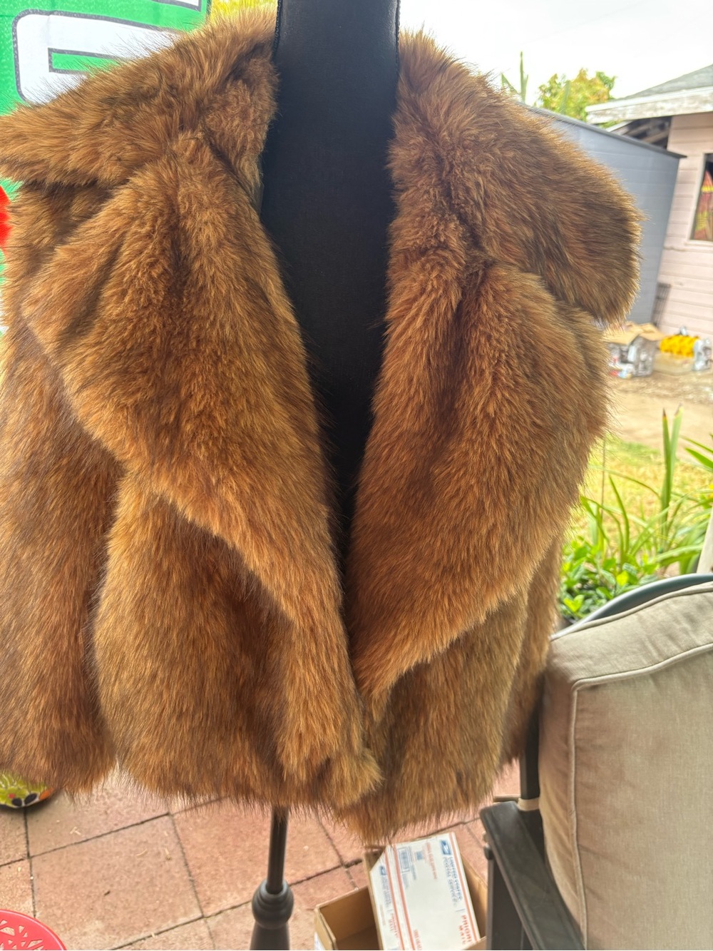 jcpenney Luxurious Chestnut Brown Teddy Jacket